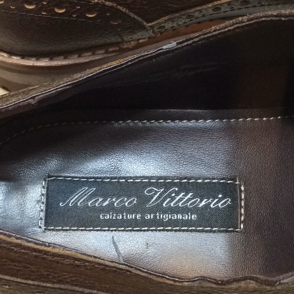 MARCO VITTORIO Italian Leather Wingtop Shoes ?? main image 6